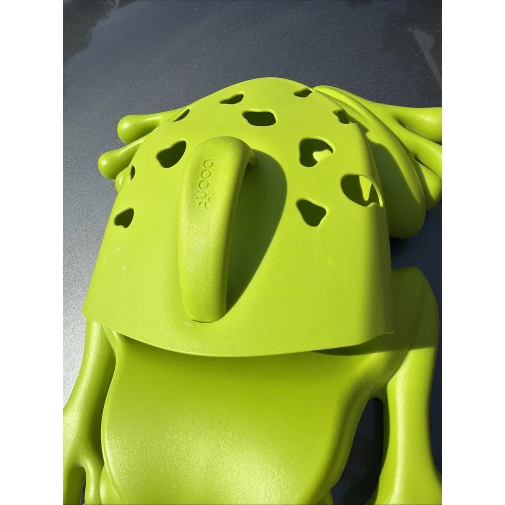 Boon Frog Pod Bath Tub Toy Scoop & Storage Holder Caddy Storage Pool Water Green